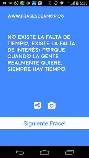Frases de Amor para Whatsapp screenshot 1