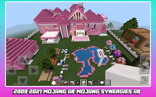 Mod Barbie Pink - Maps House Minecraft PE 2021 screenshot 1