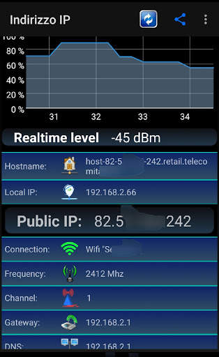 IP address - My connection screenshot 1