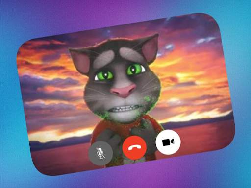 Cat Tom's Fake Call & Chat screenshot 1
