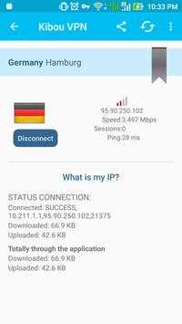 Kibou VPN screenshot 2