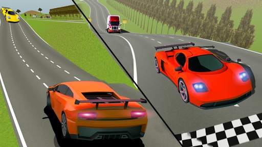 Train vs Car Racing - Professional Racing Game screenshot 7