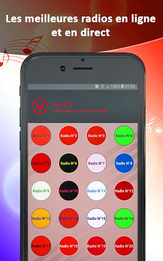 Radios France en direct | Enregistrer, Alarm&Timer screenshot 2