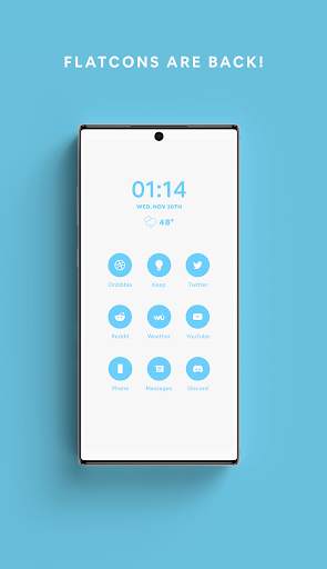 Clear Sky - A Flatcon Icon Pack screenshot 1