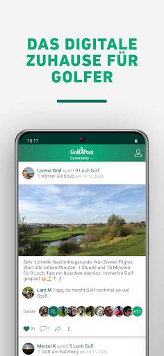 Golf Post - Community & News screenshot 1