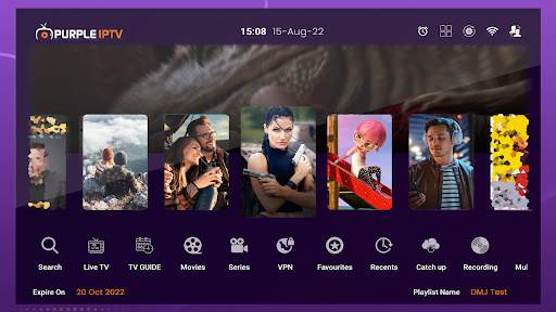 IPTV Smart Purple Player screenshot 1