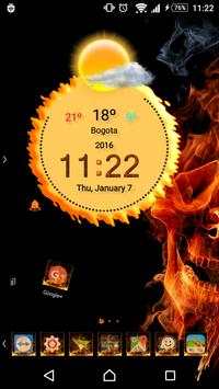 TSF Shell Theme Flames II 3 تصوير الشاشة