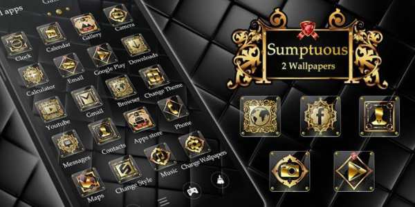 Sumptuous GO Launcher Theme screenshot 7