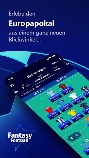 UEFA Gaming: Fantasy Football screenshot 1