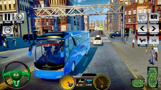 Bus Simulator Hill Climbing:Tourist Bus Drive 2021 screenshot 2