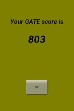 GATE score calculator screenshot 3