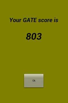 GATE score calculator screenshot 3