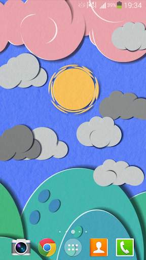 Paper Sky Live Wallpaper screenshot 2