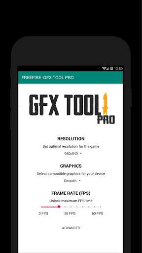 60 FPS Booster - GFX Tool PRO FOR FREE FIRE (FREE) screenshot 2