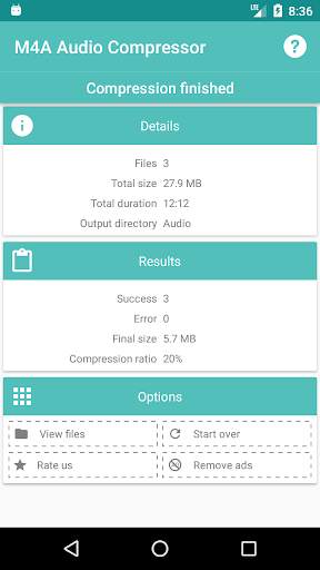 M4A Audio Compressor screenshot 6