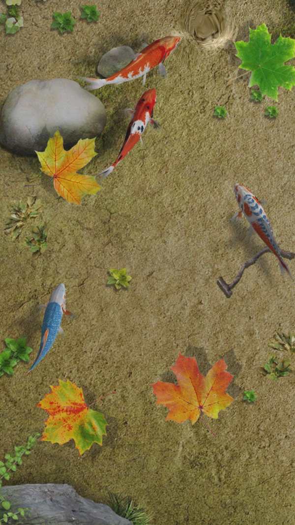 Water Koi Fish Pond LWP screenshot 1