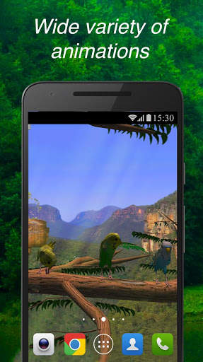 PRO Parrots 3D Live Wallpaper Love Birds screenshot 3