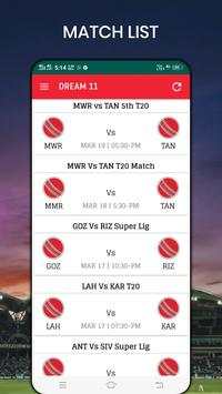 Dream Team Dream 11 - Dream11 Team Prediction Tips screenshot 1