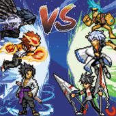 comic stars fighting icon