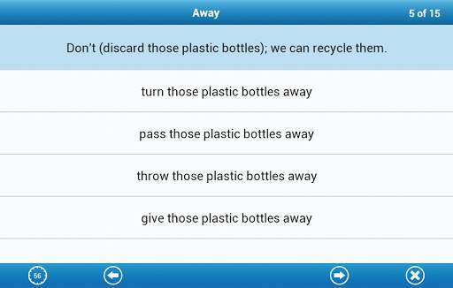 Phrasal Verbs Lite screenshot 13