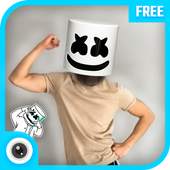 Marsh Mello Mask Photo Editor - Face Mask 17