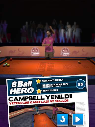 8 Ball Hero – Bilardo Bulmaca Oyunu screenshot 16