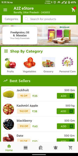 A2Z eStore - Daily Needs & Grocery Shopping App screenshot 1