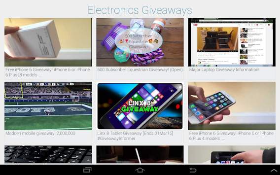 Giveaways on YouTube screenshot 2