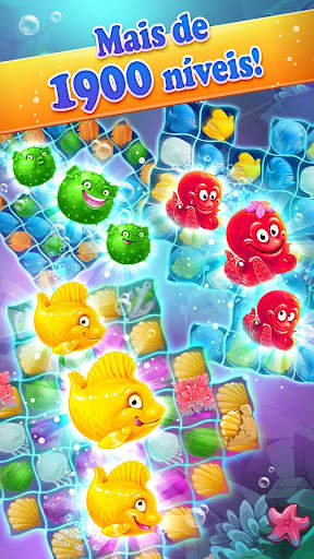 Mermaid-puzzle match-3 tesouro screenshot 9