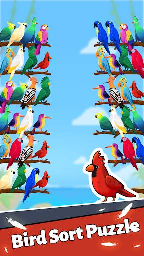 Bird Puzzle - Sorting Offline screenshot 1