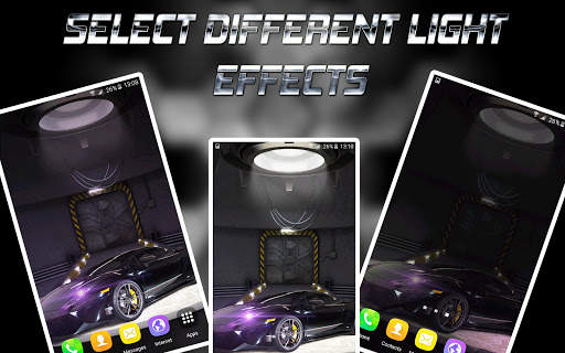 3D Super Cars Clock Wallpaper HD screenshot 2