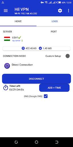 Hil VPN screenshot 1