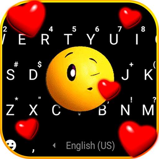 Kiss Emoji Live Keyboard Background 1.0