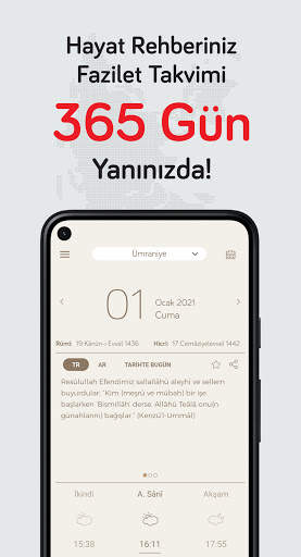 Fazilet Calendar 2021 screenshot 1