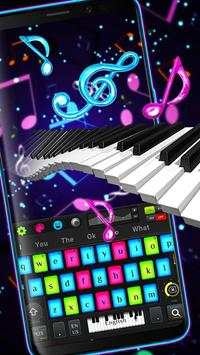 Colorful Midi Music Keyboard Theme screenshot 1