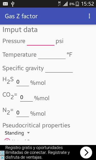 Gas Z factor screenshot 1