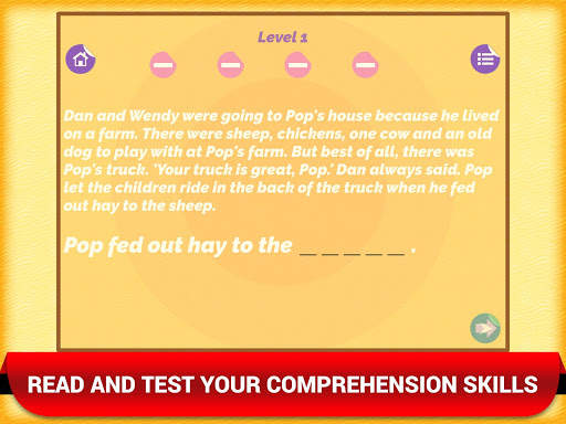 Reading Comprehension Games - Reading Games screenshot 4