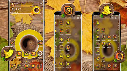 Autumn Coffee Theme Launcher screenshot 2