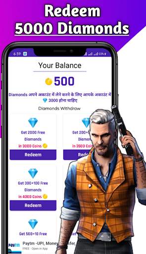 Scratch and Win Free Diamond and Elite Pass screenshot 2