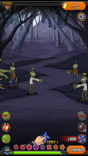 Zombies vs Ninja screenshot 1