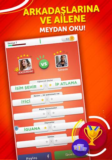 İsim Şehir - Kategori Oyunu screenshot 10