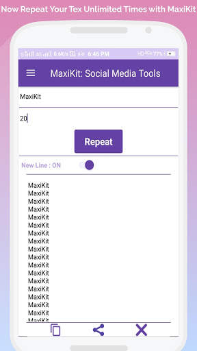 MaxiKit: Social Media Tools screenshot 3