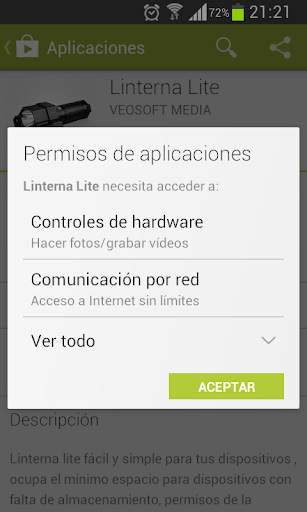 Linterna Lite screenshot 2