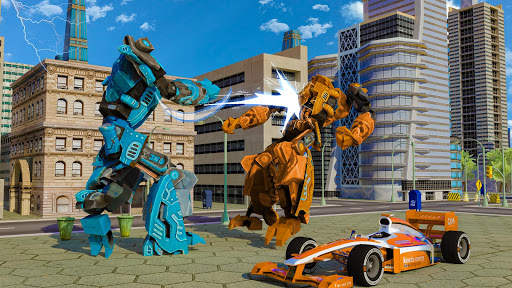 Formula Car Robot City Battle 2021 screenshot 2