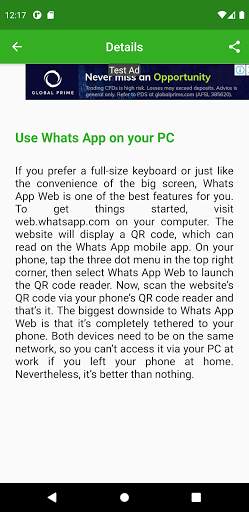 Guide for Whatsapp Messenger screenshot 3