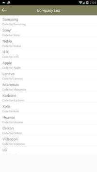 Secret Codes For All Devices screenshot 2