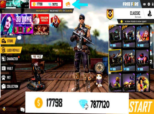 Guide for Free Fire Coins & Diamonds screenshot 1
