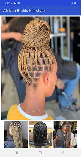 African braids hairstyle screenshot 6