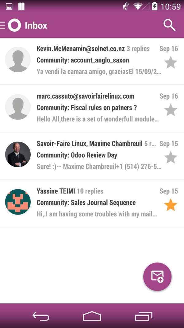 Odoo Messaging скриншот 6