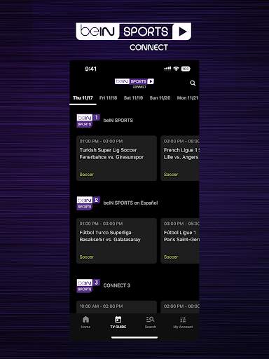 beIN SPORTS CONNECT screenshot 6